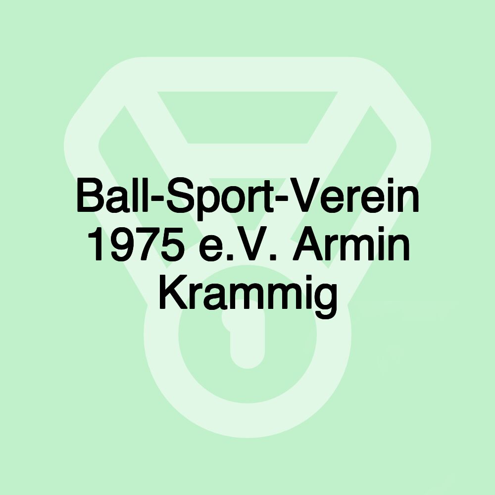 Ball-Sport-Verein 1975 e.V. Armin Krammig