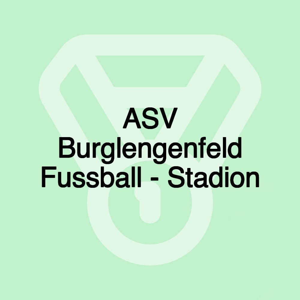 ASV Burglengenfeld Fussball - Stadion