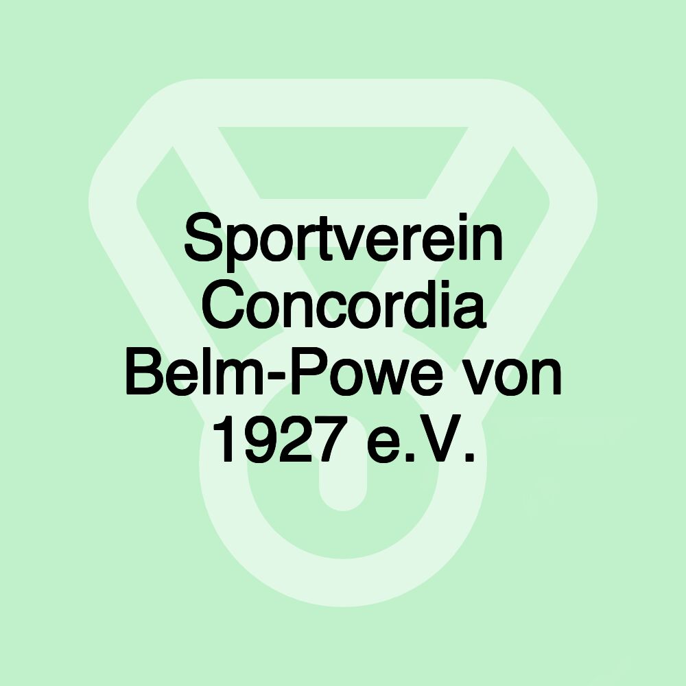 Sportverein Concordia Belm-Powe von 1927 e.V.