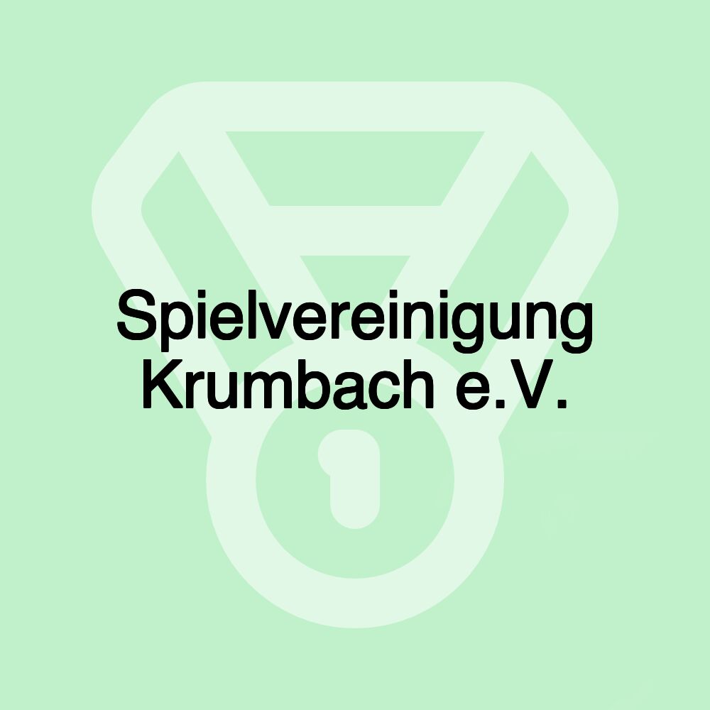 Spielvereinigung Krumbach e.V. Spielvereinigung Krumbach e.V.