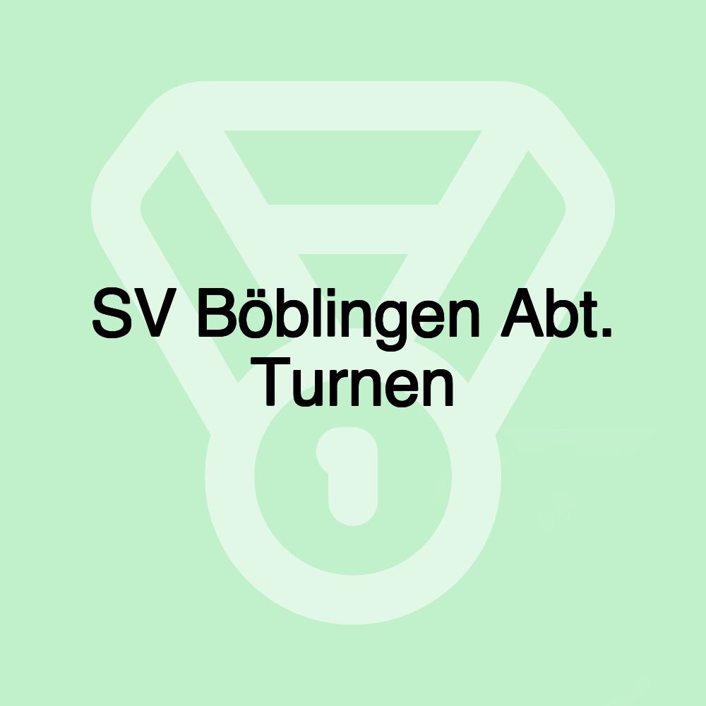 SV Böblingen Abt. Turnen
