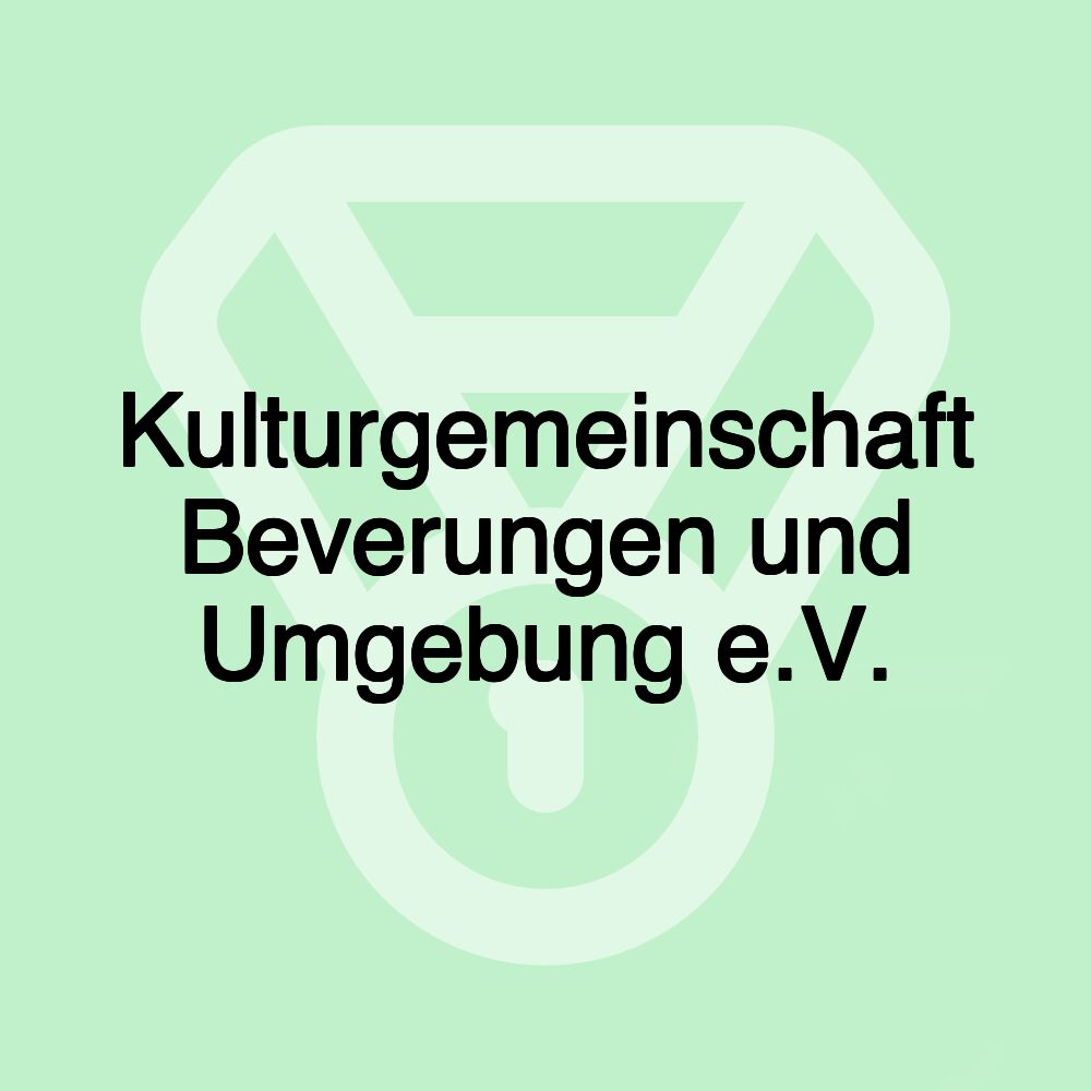 Kulturgemeinschaft Beverungen und Umgebung e.V. Kulturgemeinschaft Beverungen und Umgebung e.V.