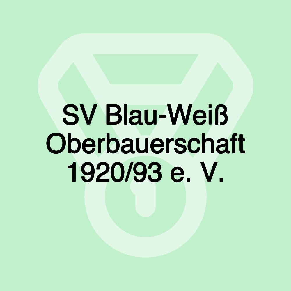 SV Blau-Weiß Oberbauerschaft 1920/93 e. V.