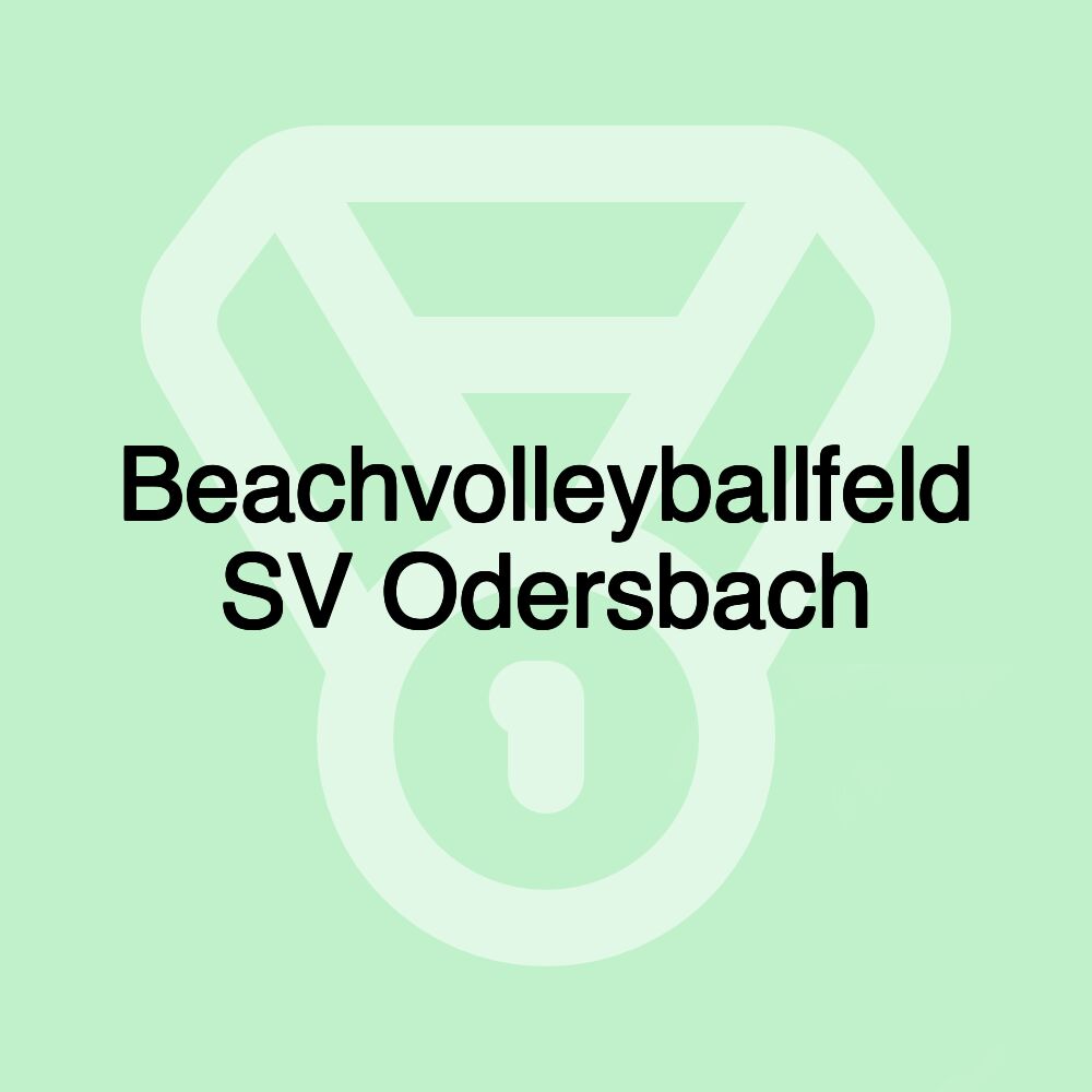 Beachvolleyballfeld SV Odersbach