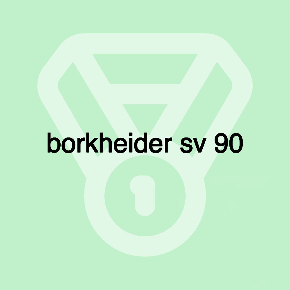 borkheider sv 90