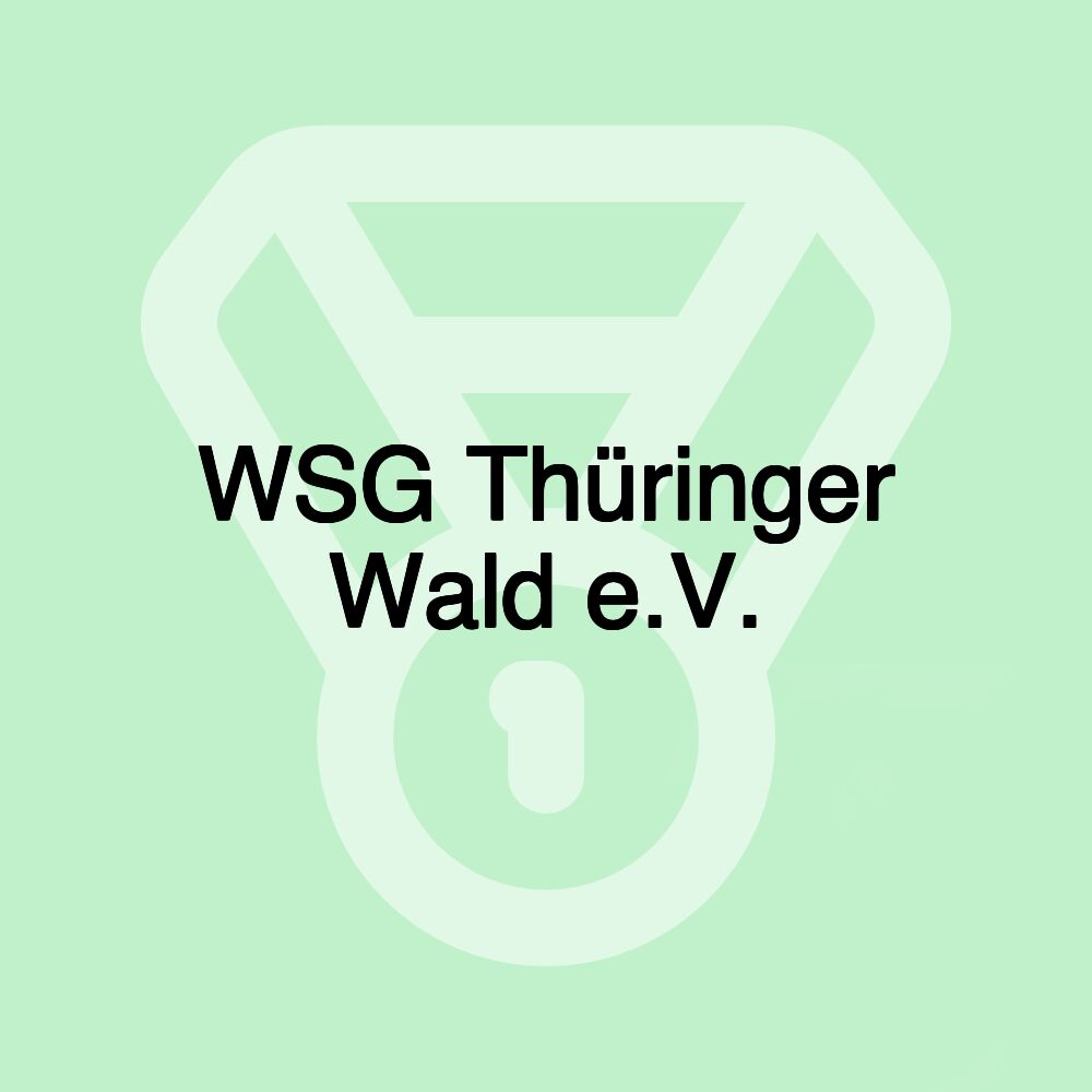WSG Thüringer Wald e.V. WSG Thüringer Wald e.V.