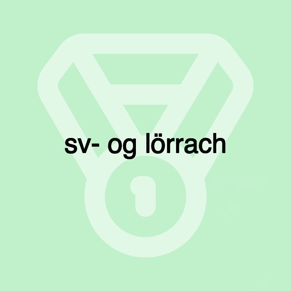 sv- og lörrach sv- og lörrach