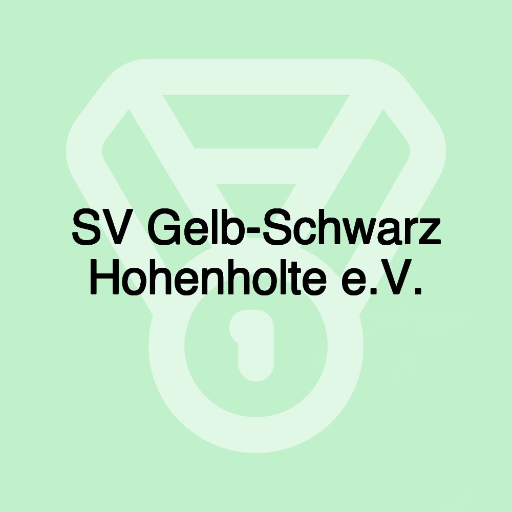 SV Gelb-Schwarz Hohenholte e.V.