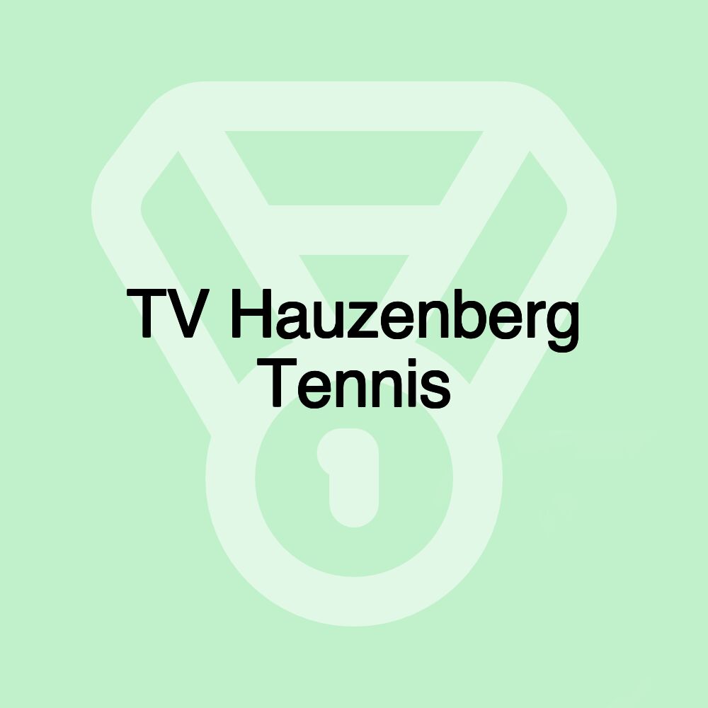 TV Hauzenberg Tennis TV Hauzenberg Tennis