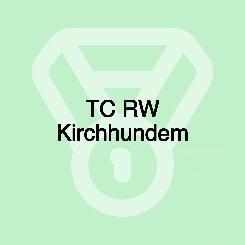 TC RW Kirchhundem TC RW Kirchhundem