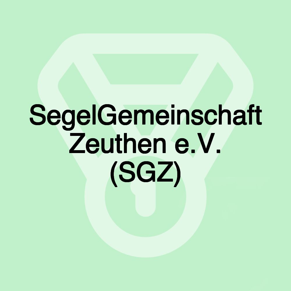 SegelGemeinschaft Zeuthen e.V. (SGZ)