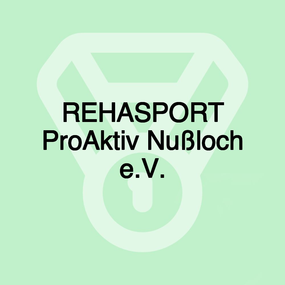 REHASPORT ProAktiv Nußloch e.V.
