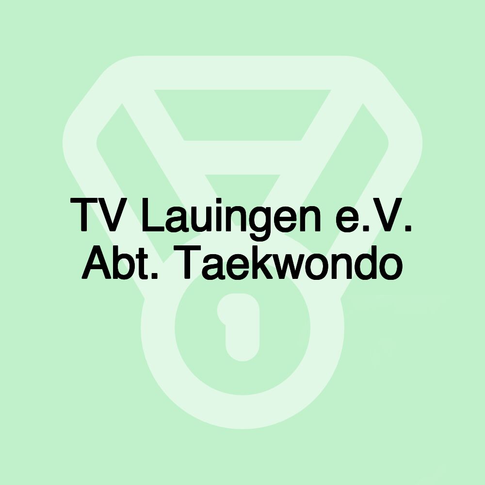 TV Lauingen e.V. Abt. Taekwondo