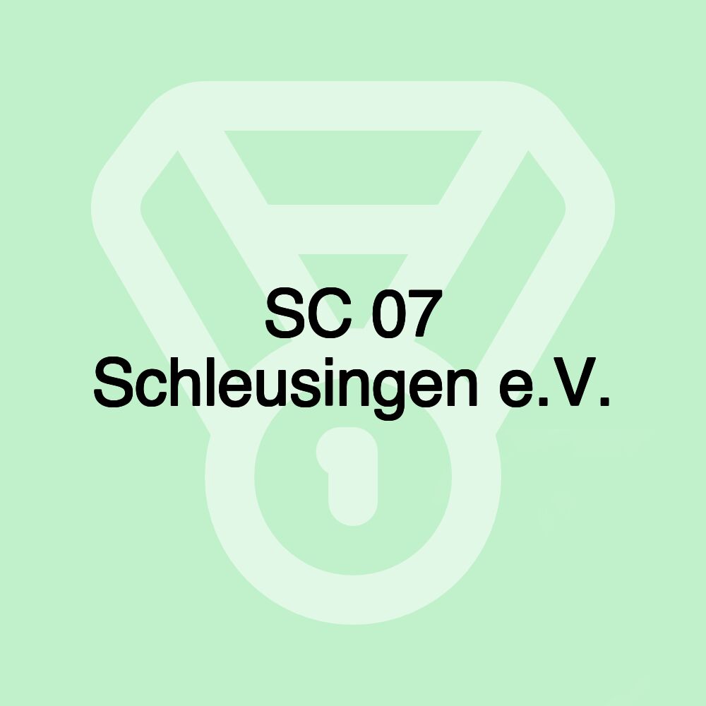 SC 07 Schleusingen e.V.