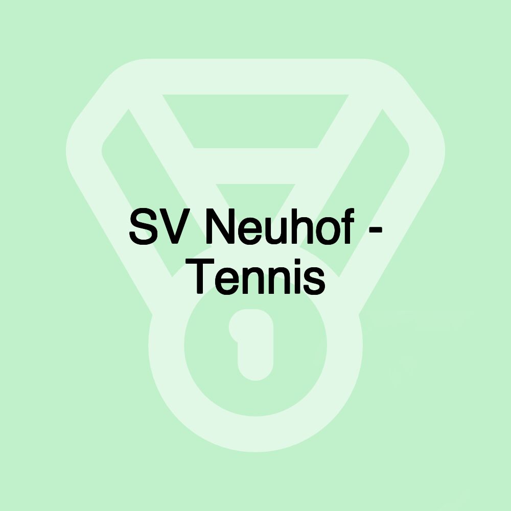 SV Neuhof - Tennis
