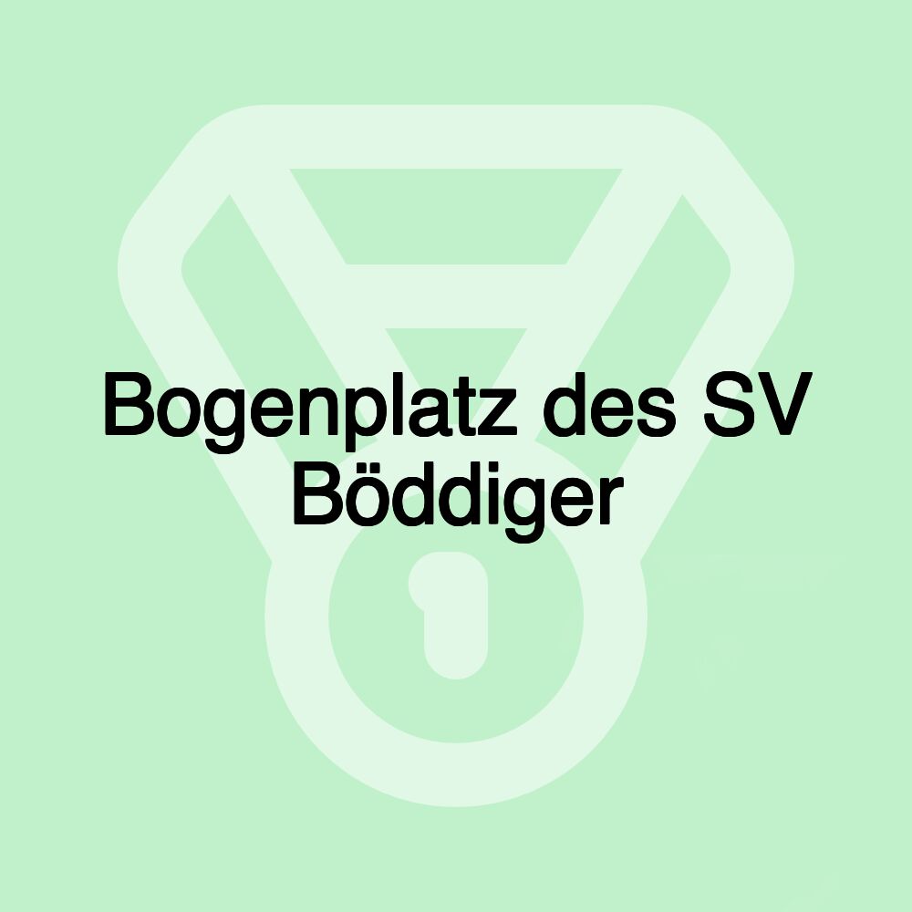 Bogenplatz des SV Böddiger