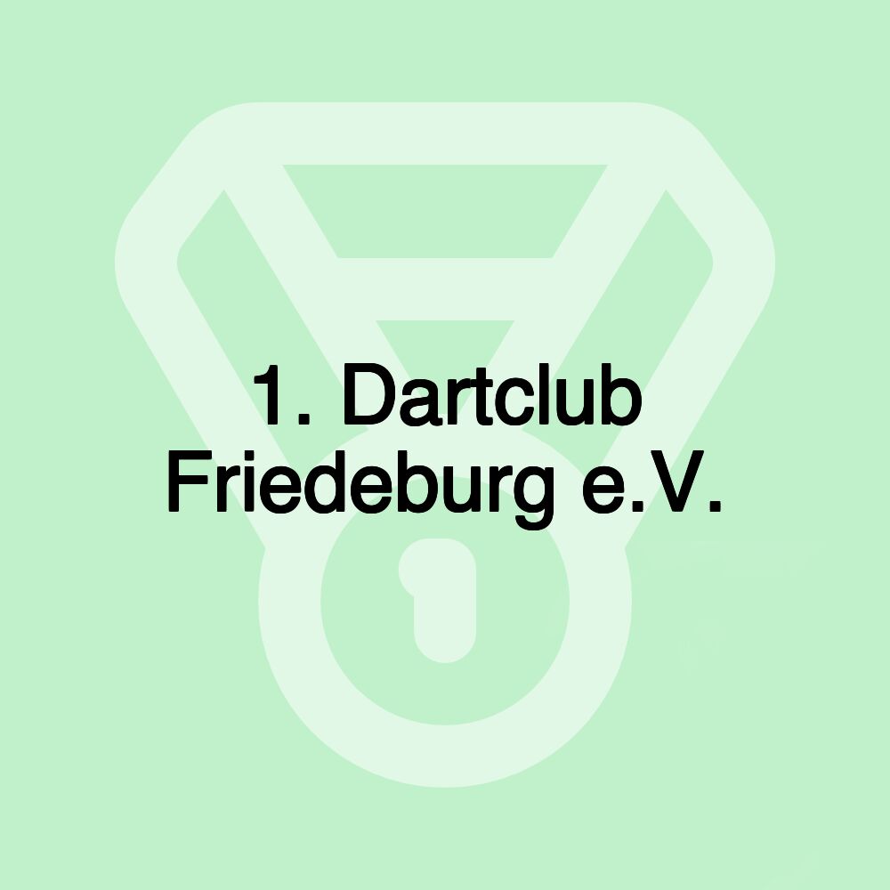 1. Dartclub Friedeburg e.V.
