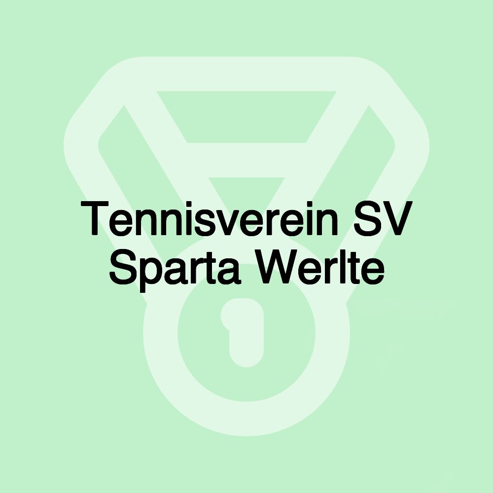 Tennisverein SV Sparta Werlte Tennisverein SV Sparta Werlte