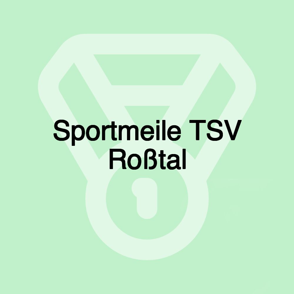 Sportmeile TSV Roßtal Sportmeile TSV Roßtal