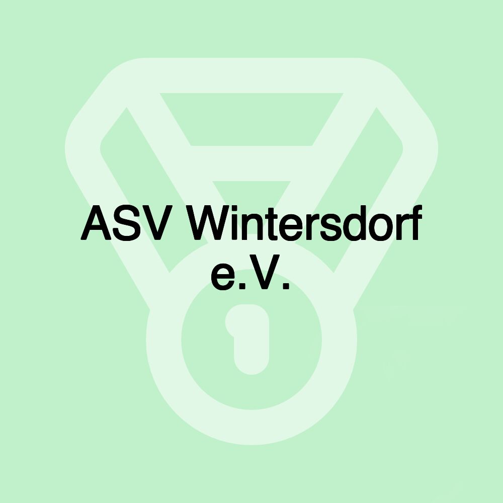 ASV Wintersdorf e.V. ASV Wintersdorf e.V.