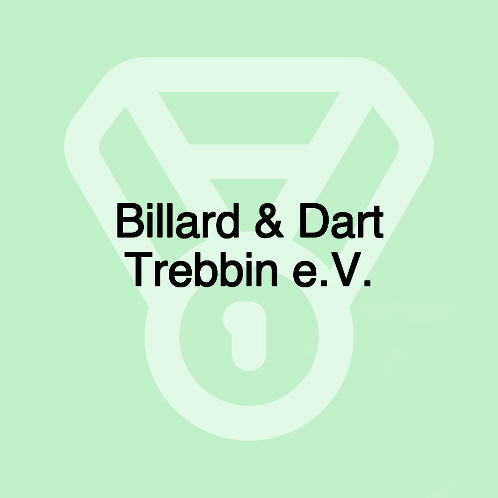 Billard & Dart Trebbin e.V.