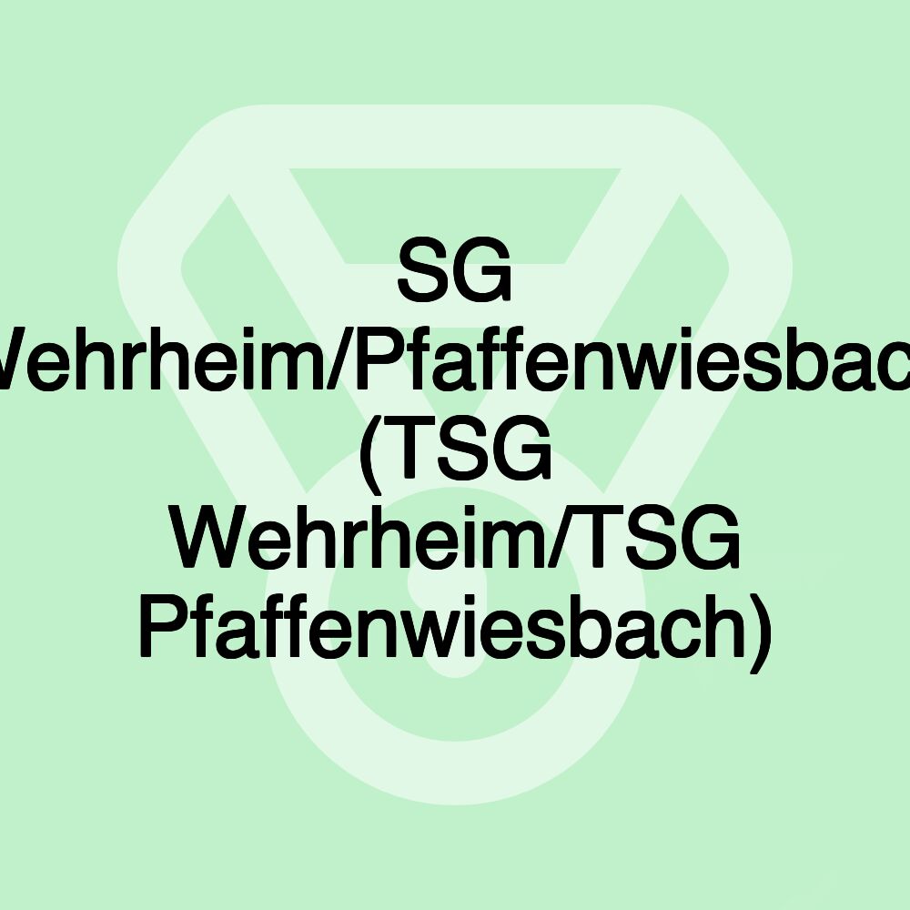 SG Wehrheim/Pfaffenwiesbach (TSG Wehrheim/TSG Pfaffenwiesbach)