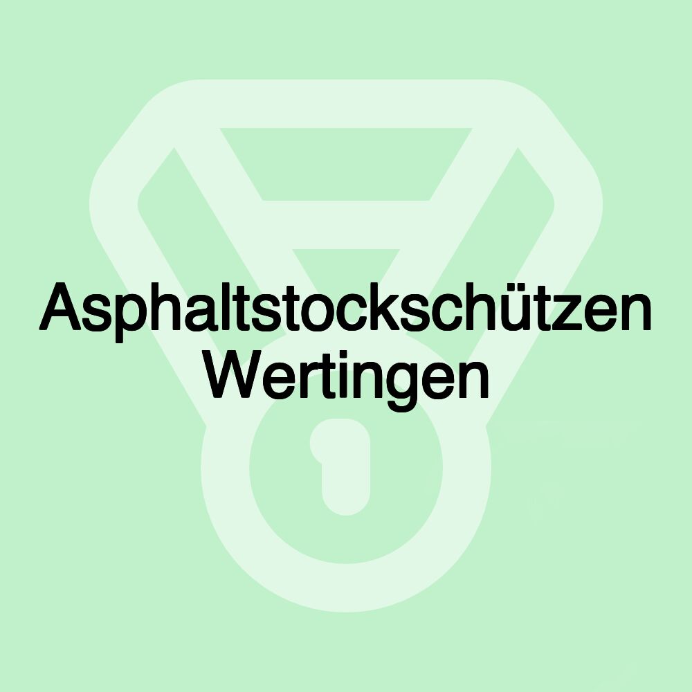 Asphaltstockschützen Wertingen