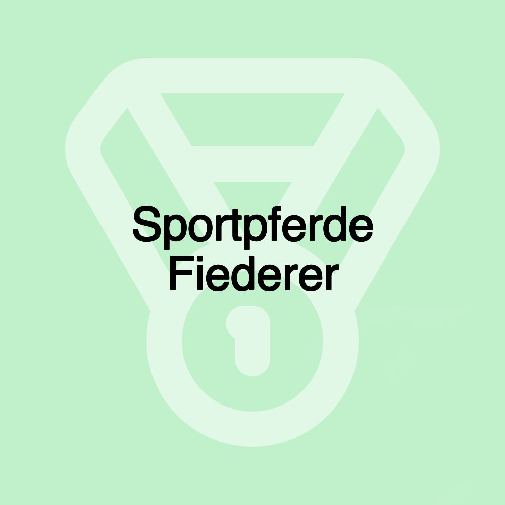 Sportpferde Fiederer