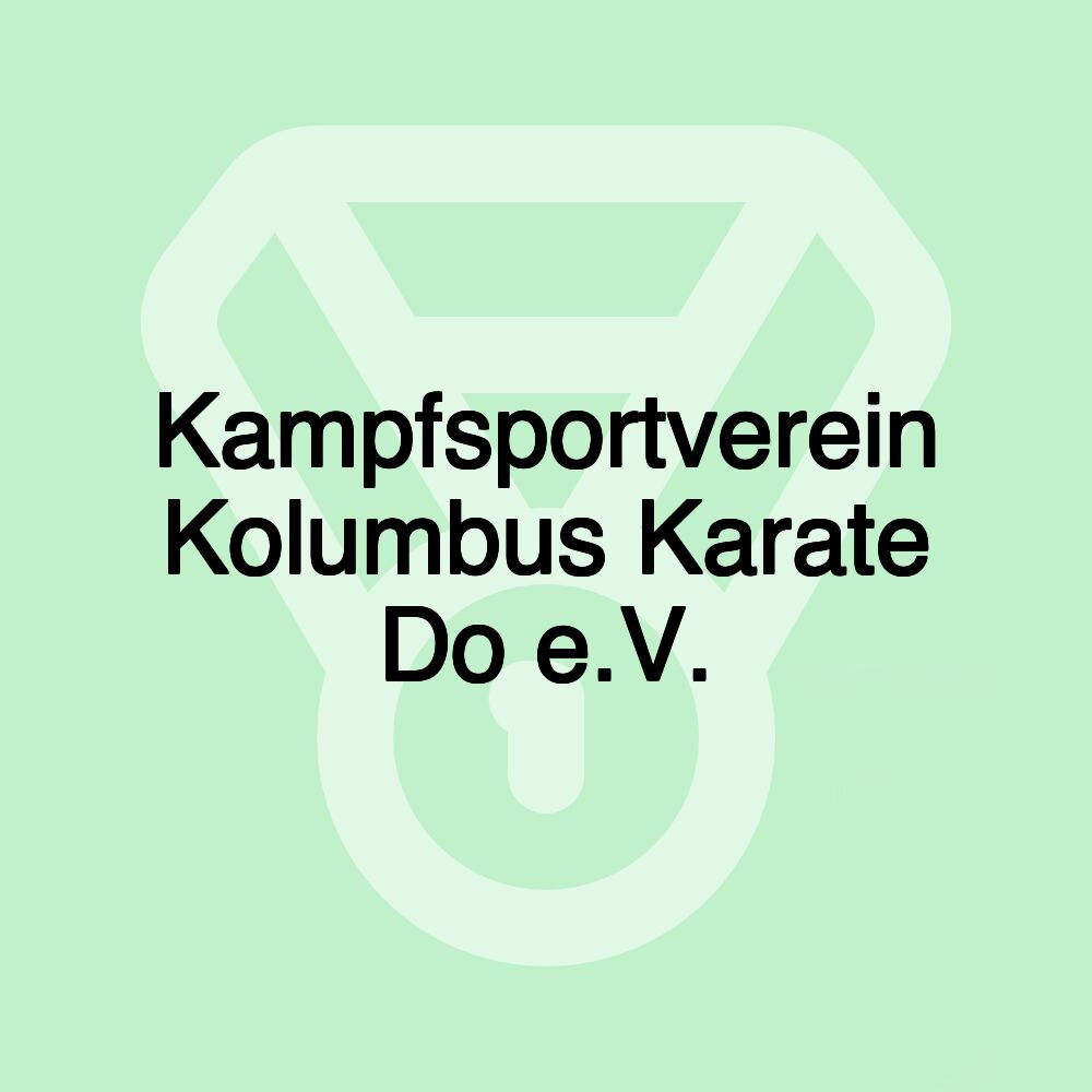 Kampfsportverein Kolumbus Karate Do e.V. Kampfsportverein Kolumbus Karate Do e.V.
