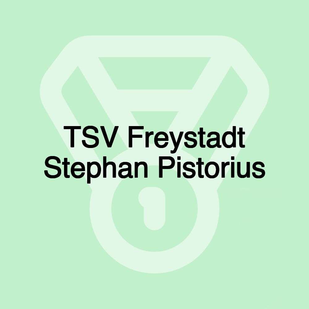 TSV Freystadt Stephan Pistorius