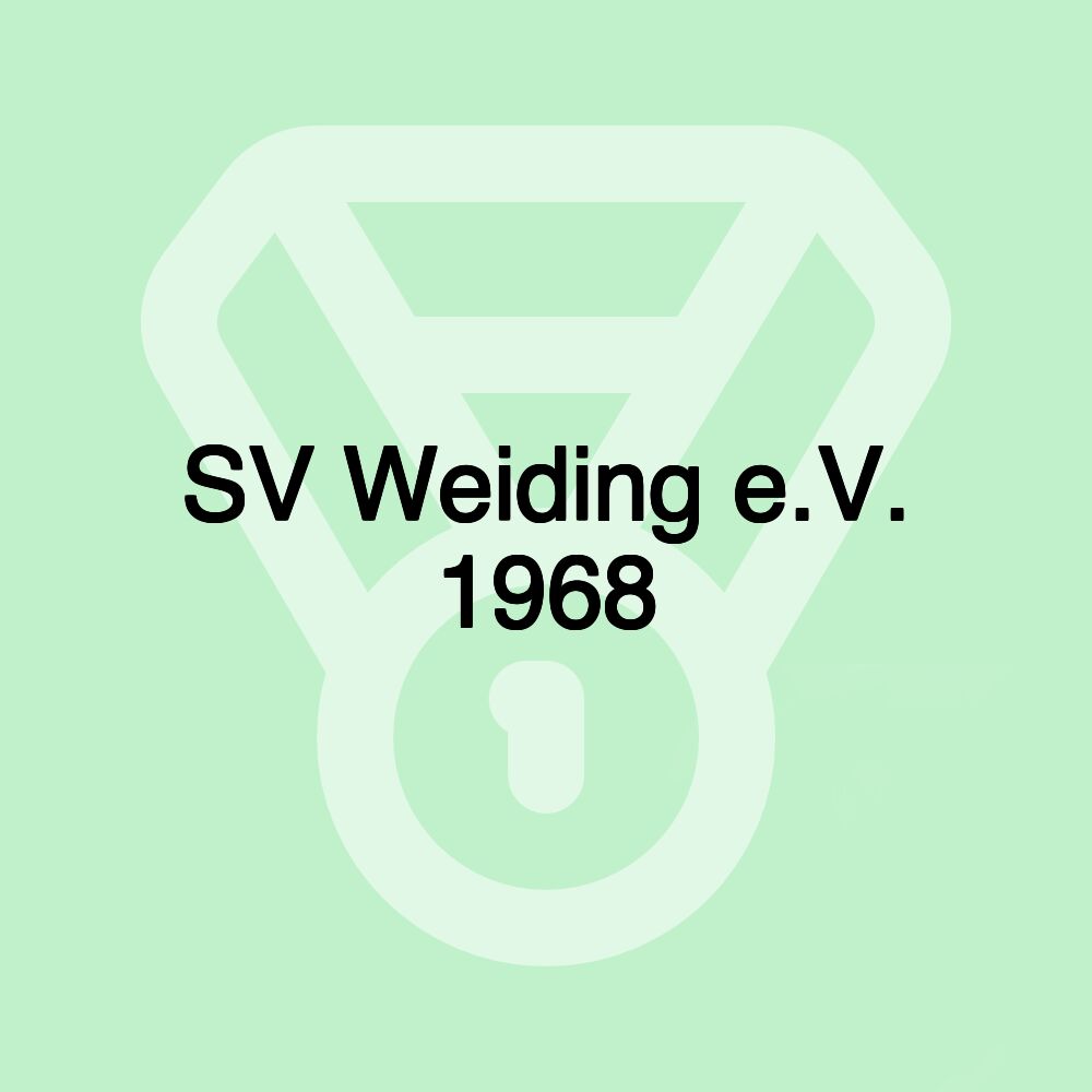 SV Weiding e.V. 1968