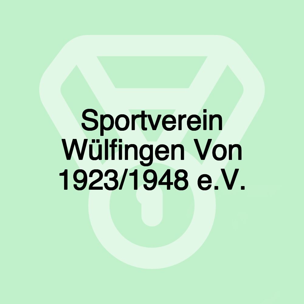 Sportverein Wülfingen Von 1923/1948 e.V. Sportverein Wülfingen Von 1923/1948 e.V.