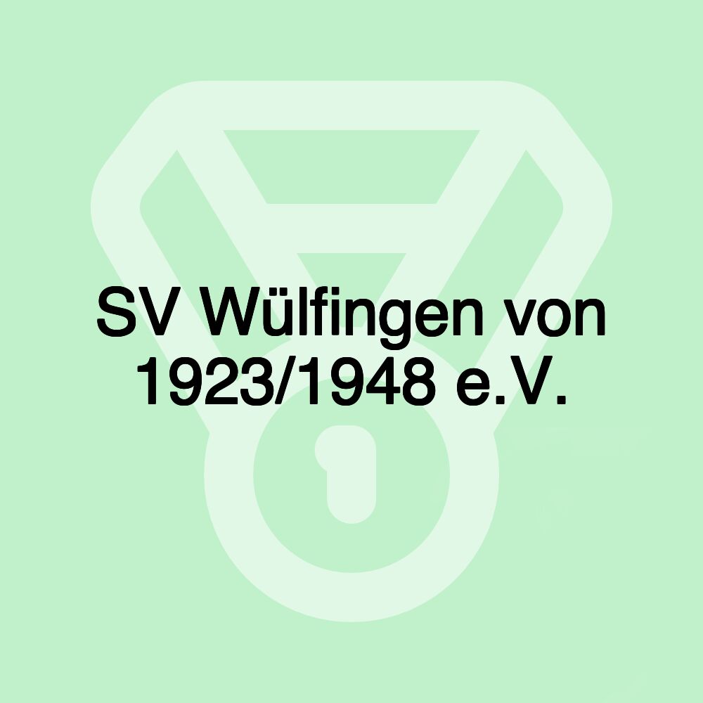 SV Wülfingen von 1923/1948 e.V. SV Wülfingen von 1923/1948 e.V.
