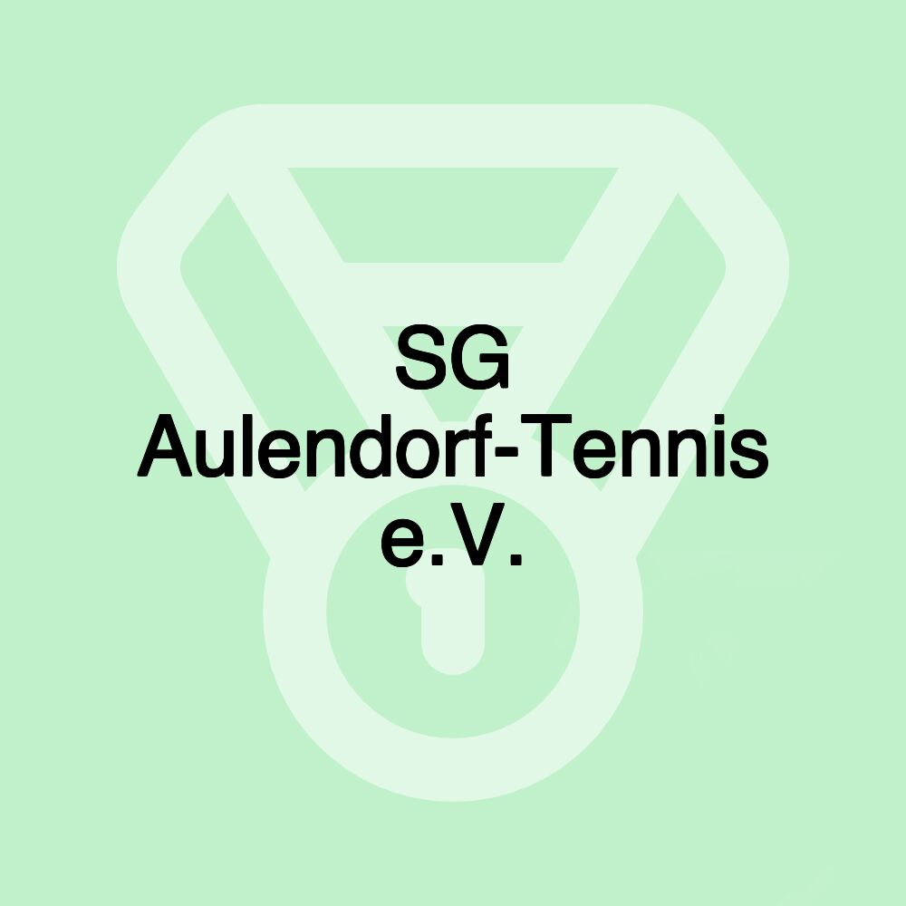 SG Aulendorf-Tennis e.V. SG Aulendorf-Tennis e.V.