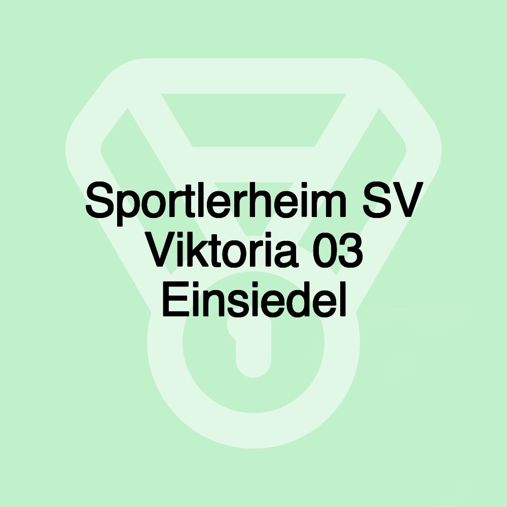 Sportlerheim SV Viktoria 03 Einsiedel