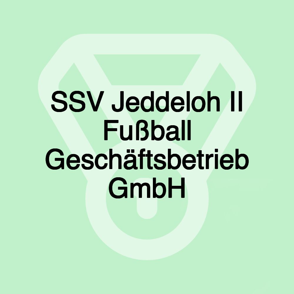 SSV Jeddeloh II Fußball Geschäftsbetrieb GmbH