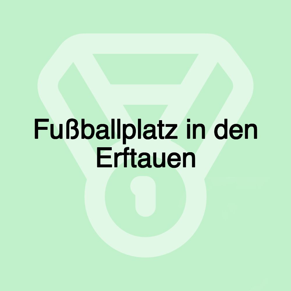 Fußballplatz in den Erftauen Fußballplatz in den Erftauen
