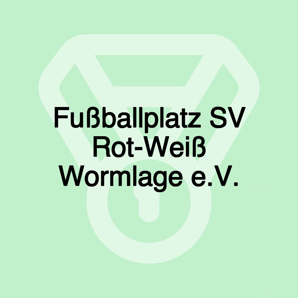 Fußballplatz SV Rot-Weiß Wormlage e.V. Fußballplatz SV Rot-Weiß Wormlage e.V.