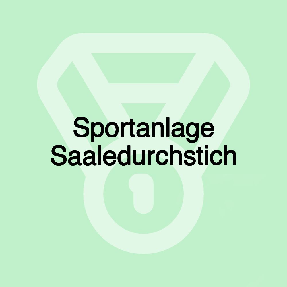 Sportanlage Saaledurchstich Sportanlage Saaledurchstich