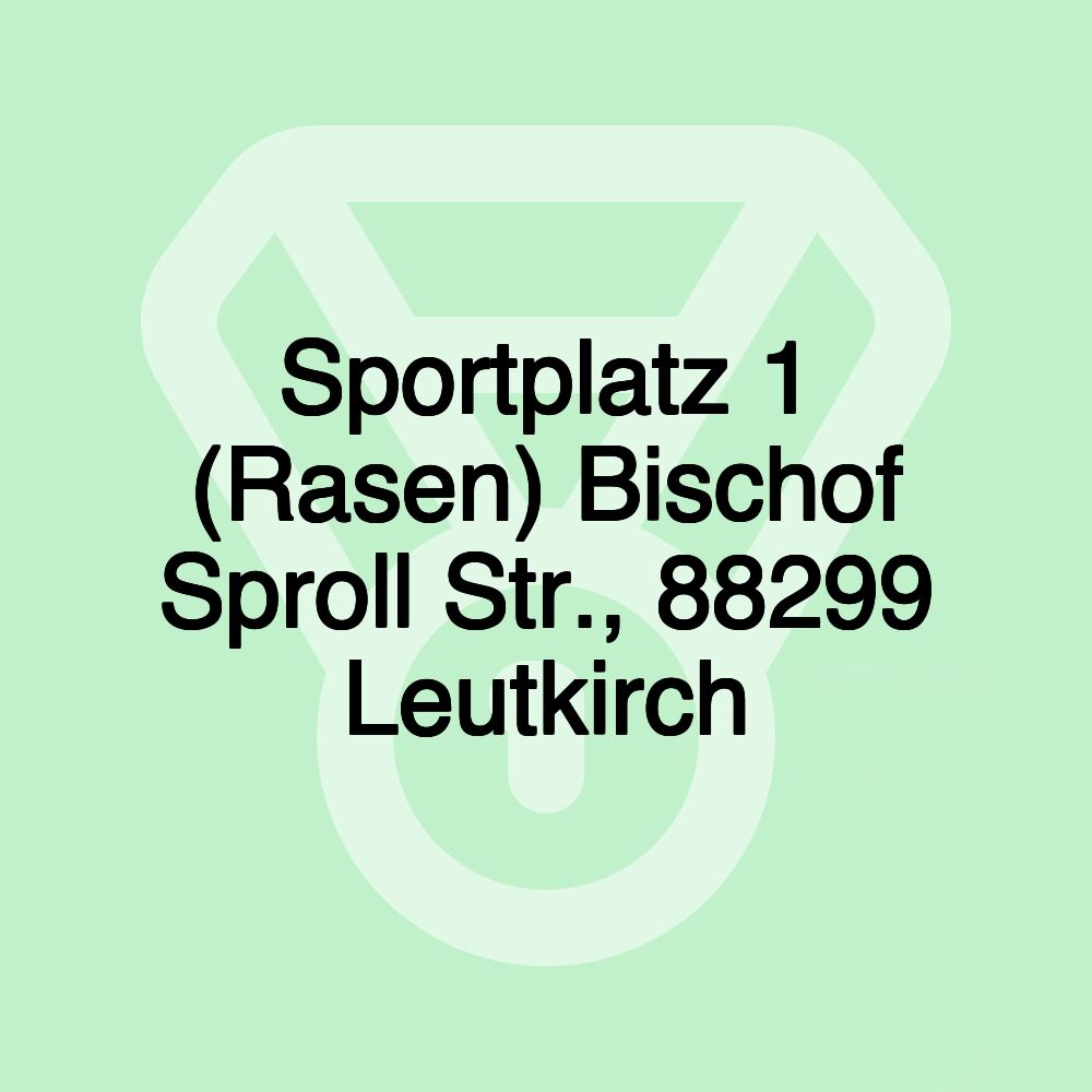 Sportplatz 1 (Rasen) Bischof Sproll Str., 88299 Leutkirch