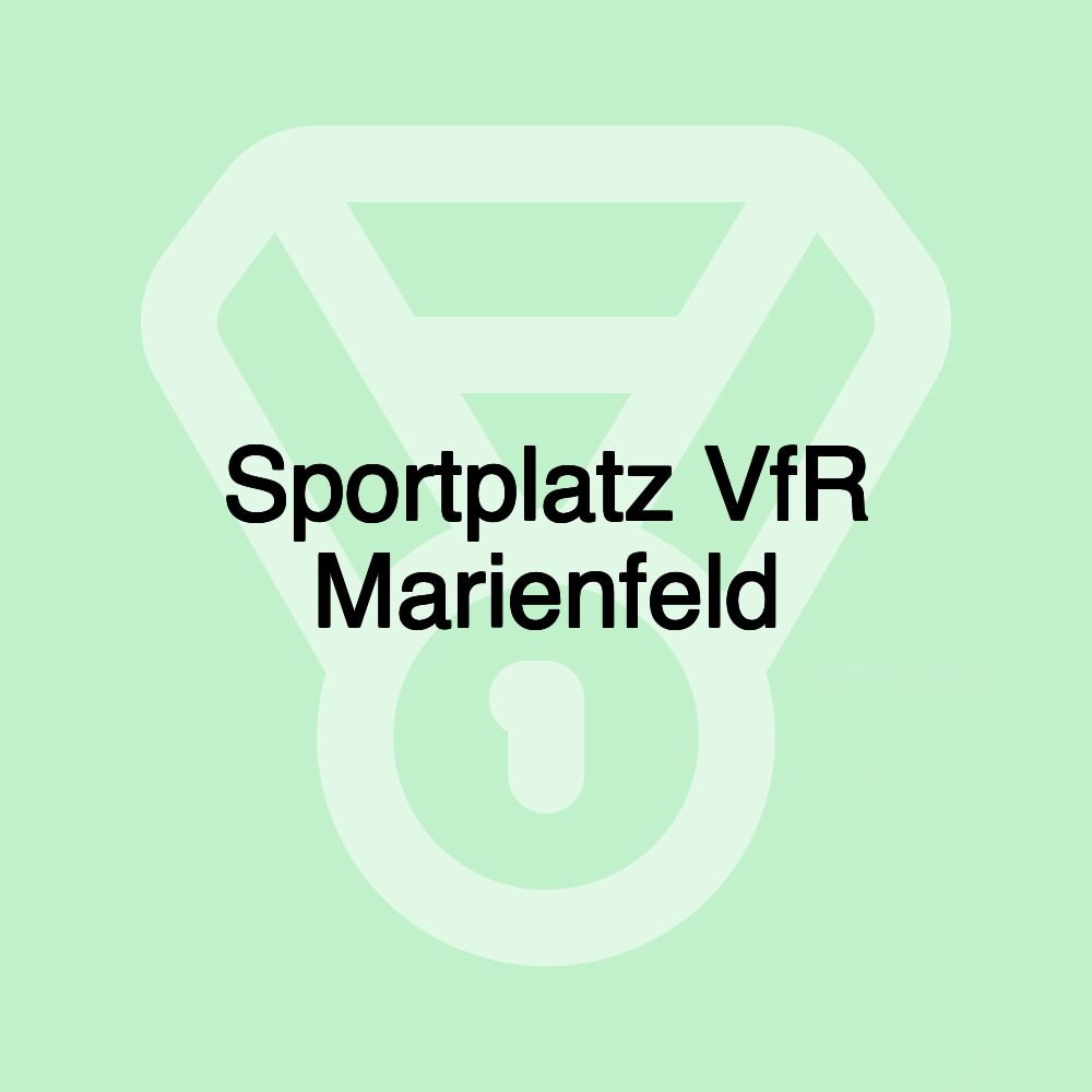 Sportplatz VfR Marienfeld Sportplatz VfR Marienfeld