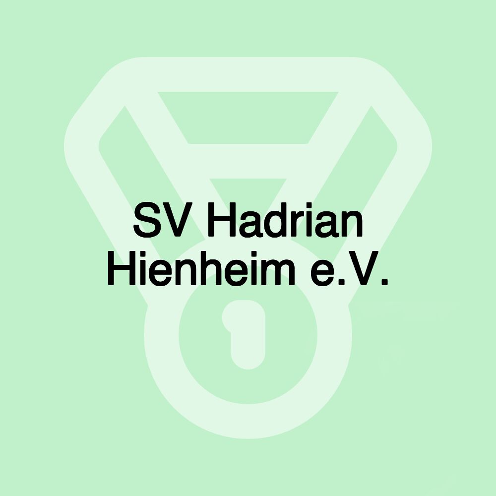 SV Hadrian Hienheim e.V. SV Hadrian Hienheim e.V.