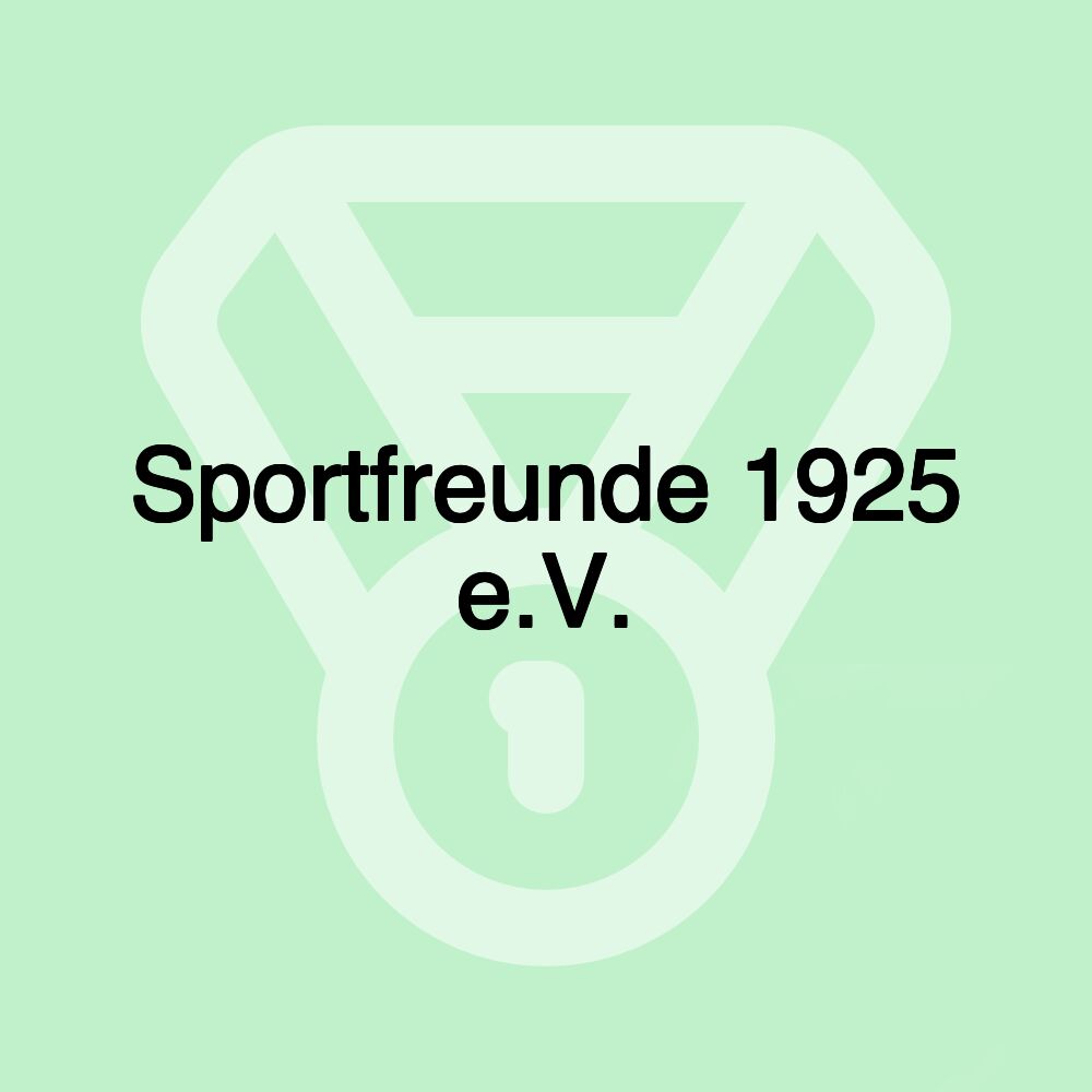 Sportfreunde 1925 e.V. Sportfreunde 1925 e.V.
