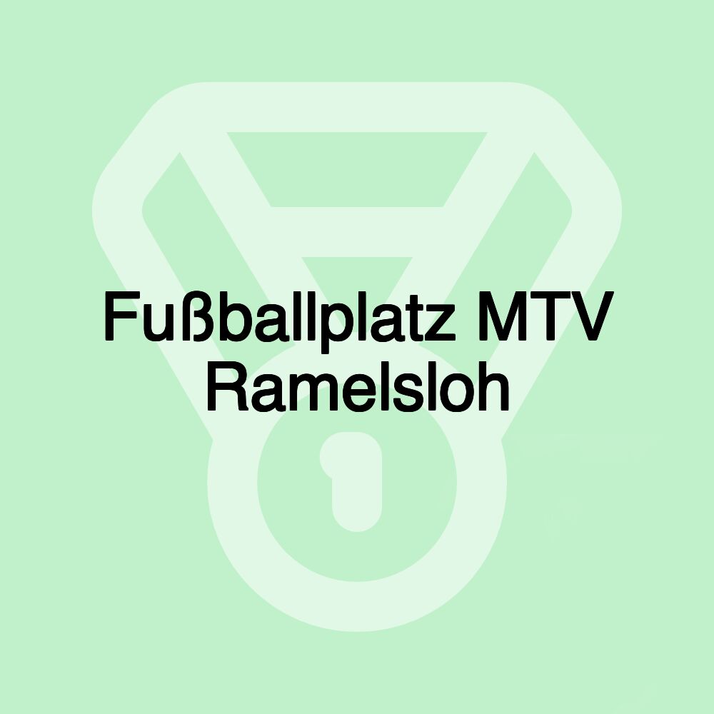 Fußballplatz MTV Ramelsloh Fußballplatz MTV Ramelsloh