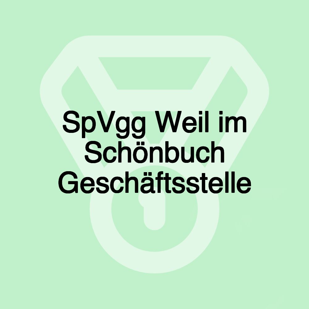SpVgg Weil im Schönbuch Geschäftsstelle