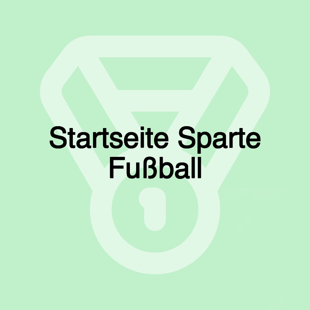 Startseite Sparte Fußball
