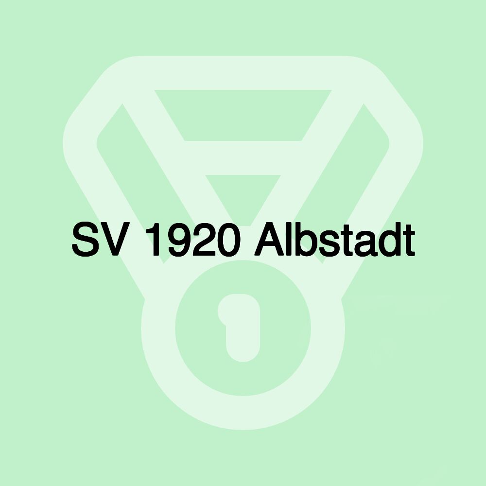 SV 1920 Albstadt SV 1920 Albstadt