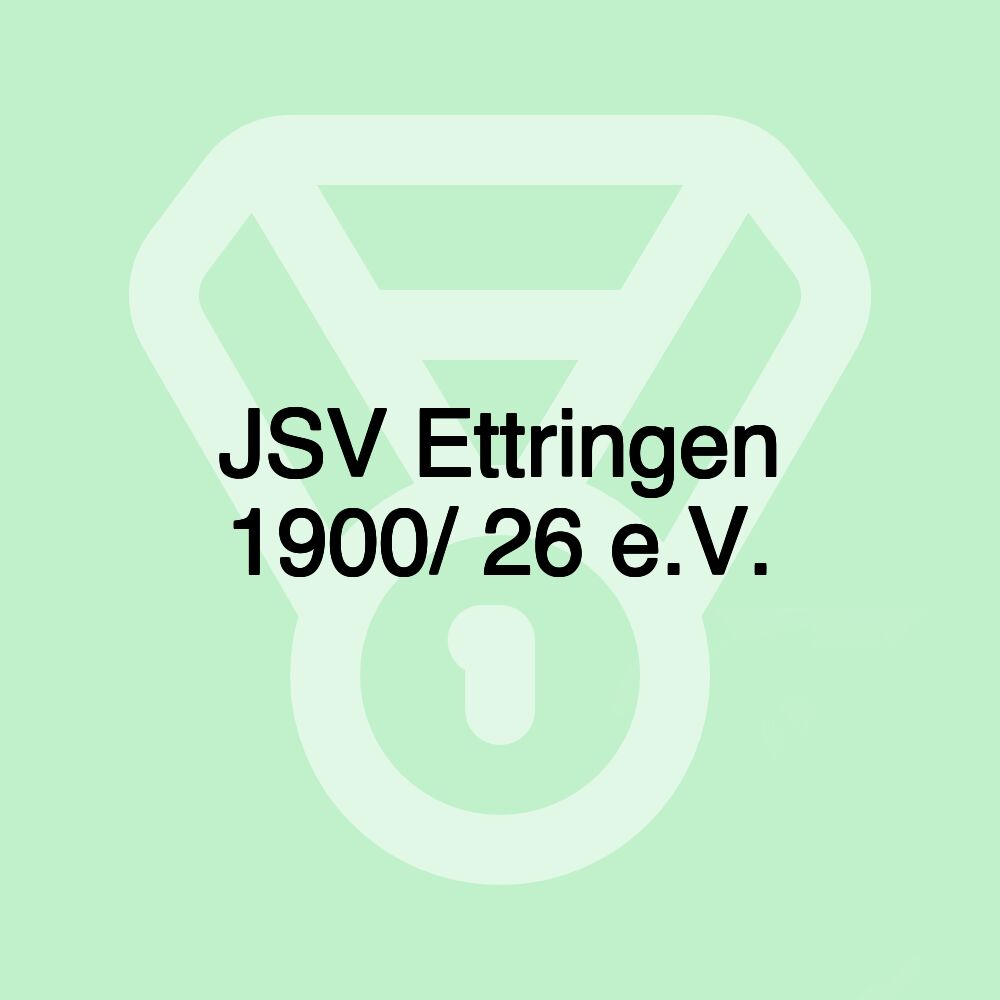 JSV Ettringen 1900/ 26 e.V. JSV Ettringen 1900/ 26 e.V.