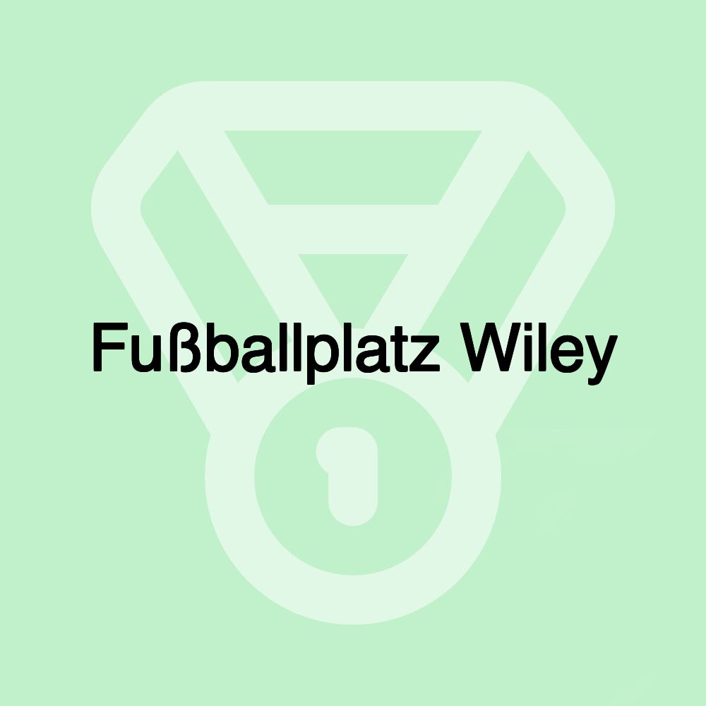 Fußballplatz Wiley