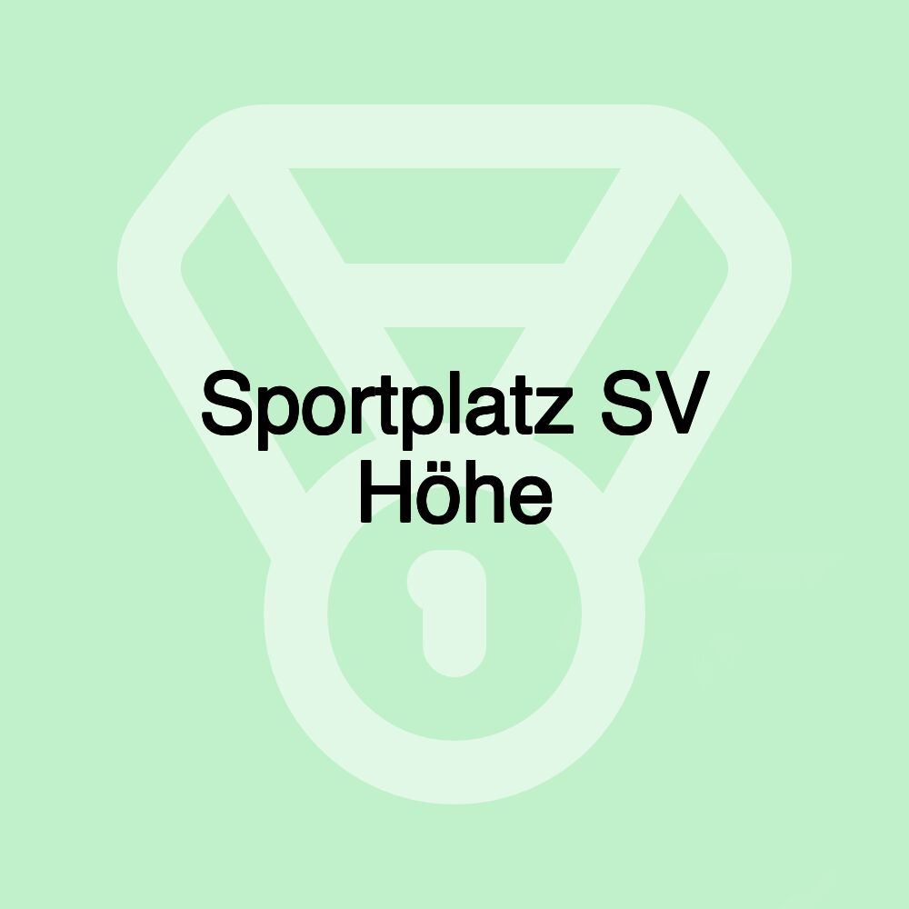 Sportplatz SV Höhe